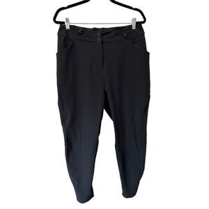 Gym Shark Black Athletic Nylon Workout Joggers Utility Pants Men Size XL